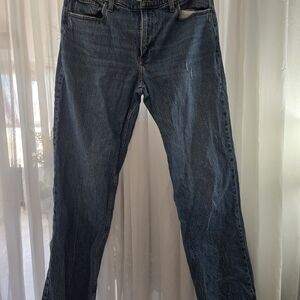 Abercrombie & Fitch Dark Blue Straight Jeans